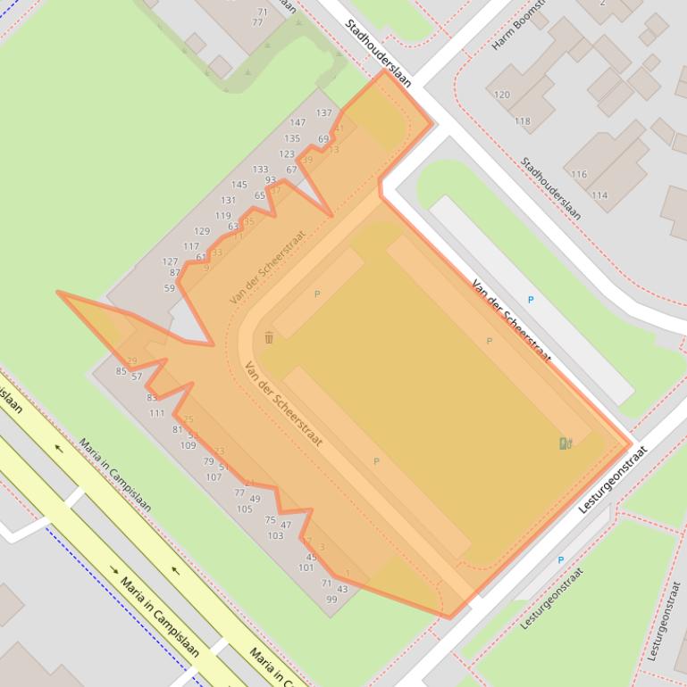 Kaart van postcodegebied 9406JK.