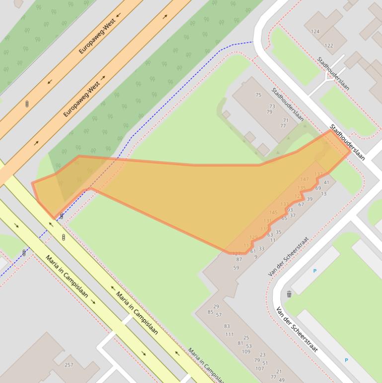 Kaart van postcodegebied 9406JN.