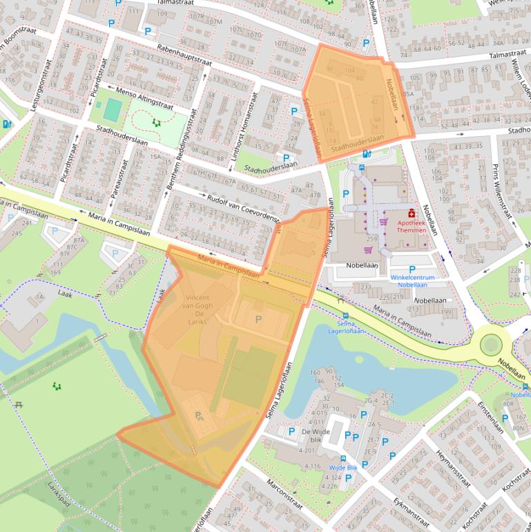 Kaart van postcodegebied 9406KB.