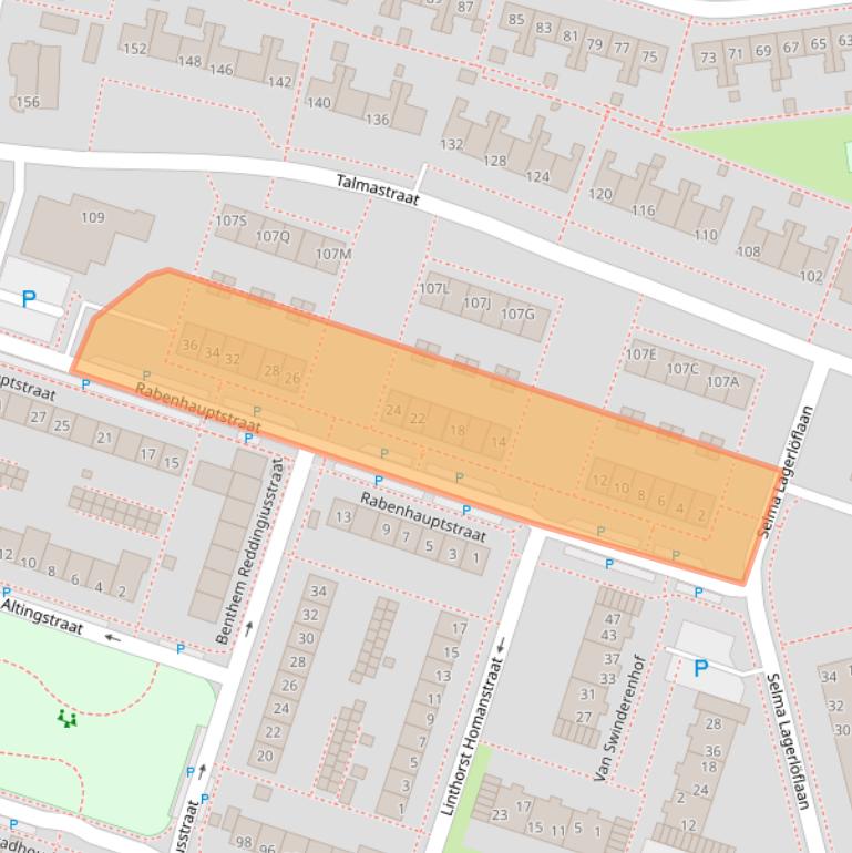 Kaart van postcodegebied 9406KH.