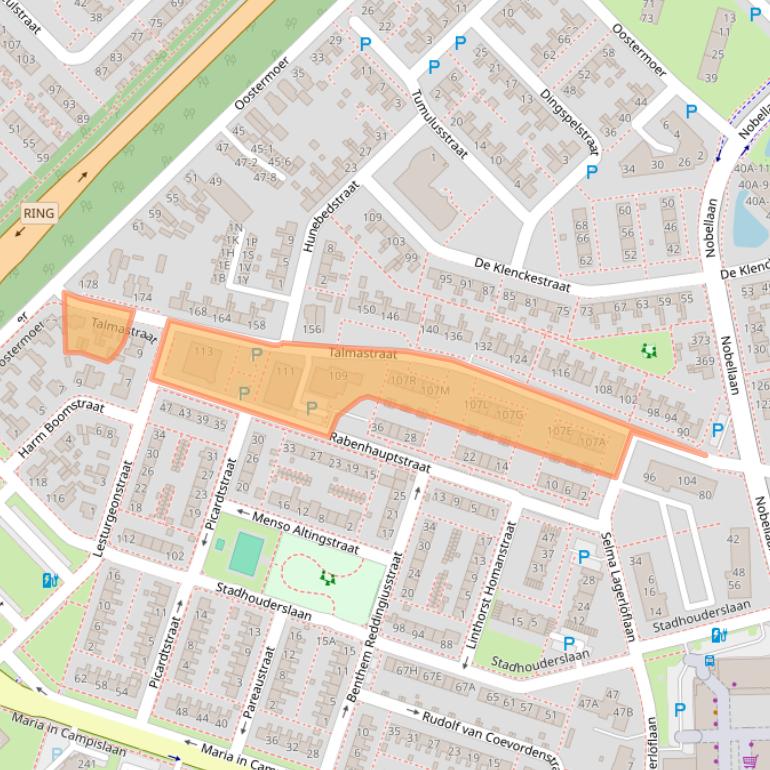 Kaart van postcodegebied 9406KM.