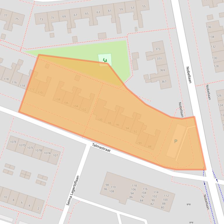 Kaart van postcodegebied 9406KN.