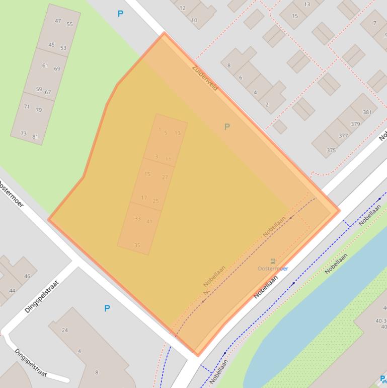 Kaart van postcodegebied 9406LH.