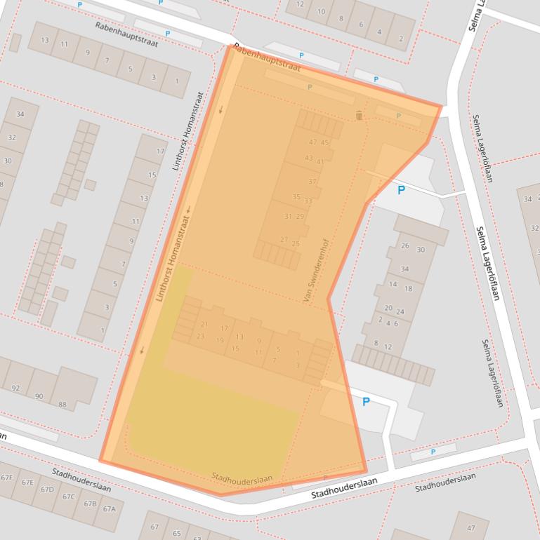 Kaart van postcodegebied 9406MA.