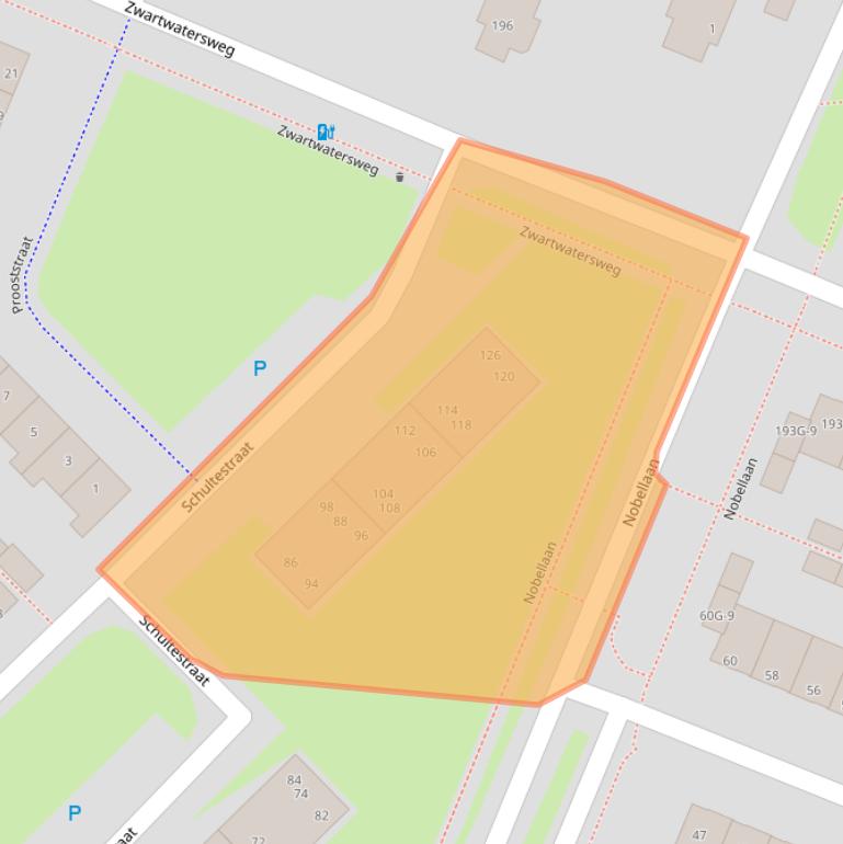 Kaart van postcodegebied 9406NH.