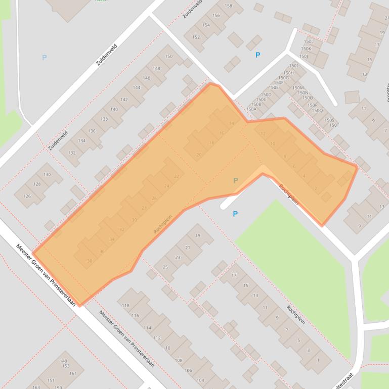 Kaart van postcodegebied 9406NK.