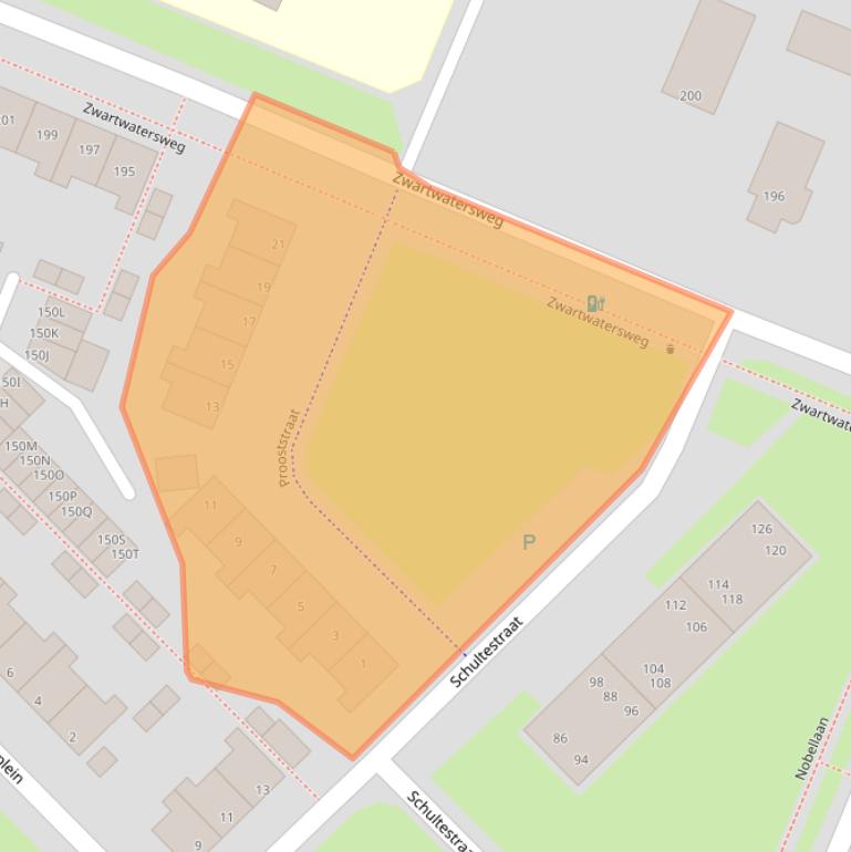 Kaart van postcodegebied 9406NL.