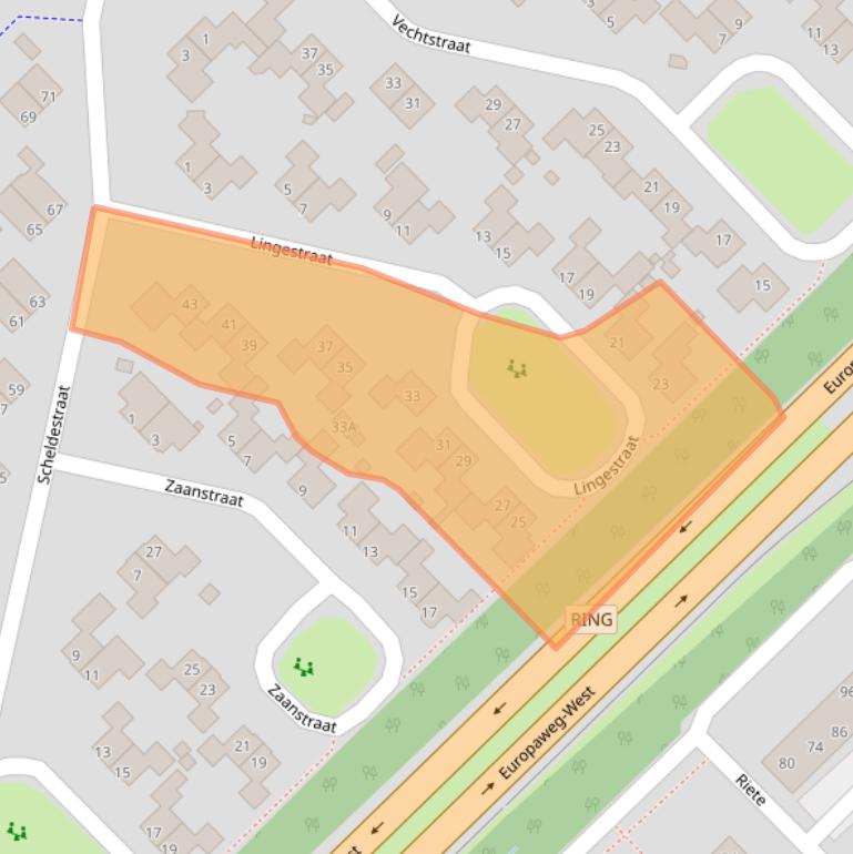 Kaart van postcodegebied 9406PL.