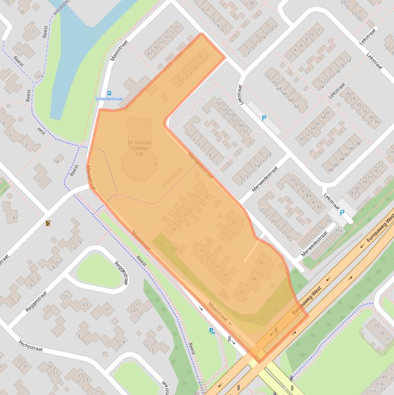 Kaart van postcodegebied 9406RM.