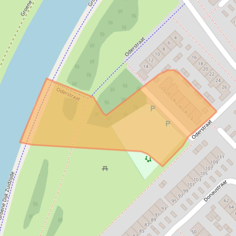 Kaart van postcodegebied 9406SP.