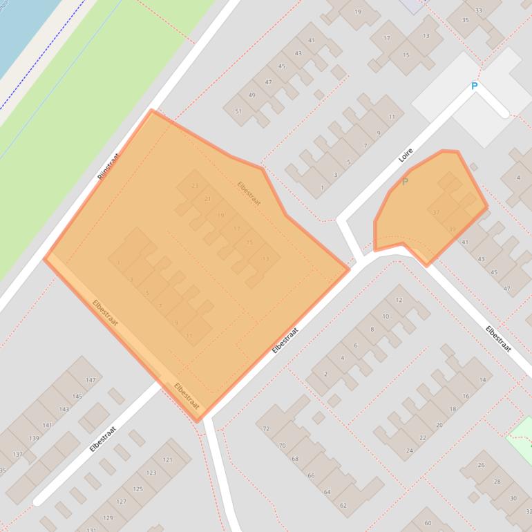 Kaart van postcodegebied 9406SR.