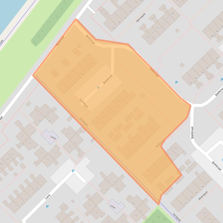 Kaart van postcodegebied 9406TS.