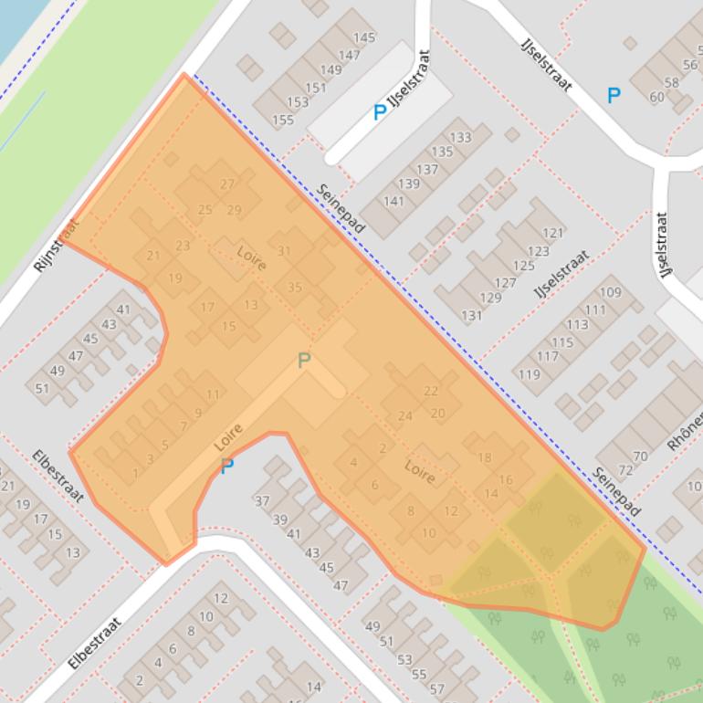 Kaart van postcodegebied 9406VA.