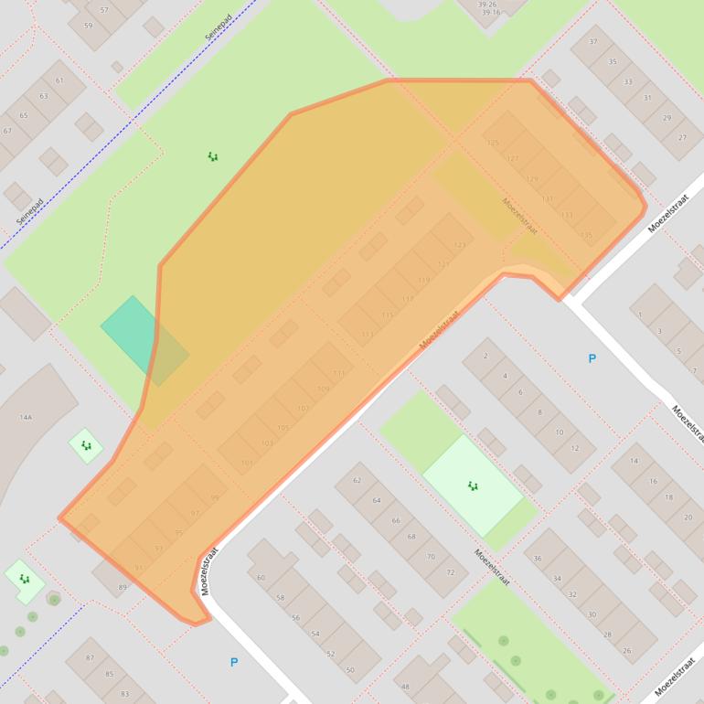 Kaart van postcodegebied 9406VK.