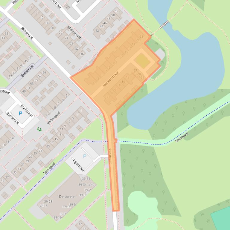 Kaart van postcodegebied 9406VN.