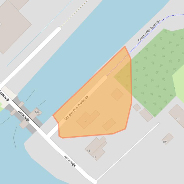 Kaart van postcodegebied 9406XR.