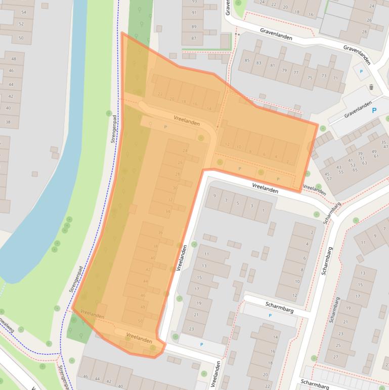 Kaart van postcodegebied 9407EM.