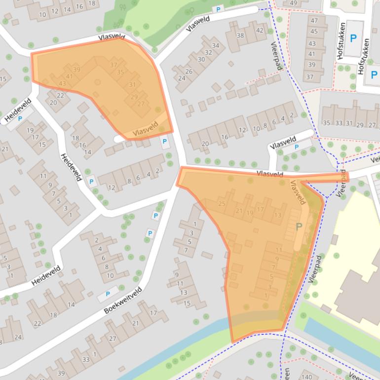 Kaart van postcodegebied 9407GK.