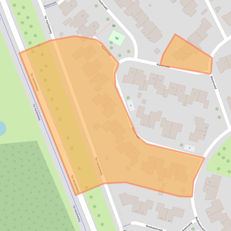 Kaart van postcodegebied 9407GT.