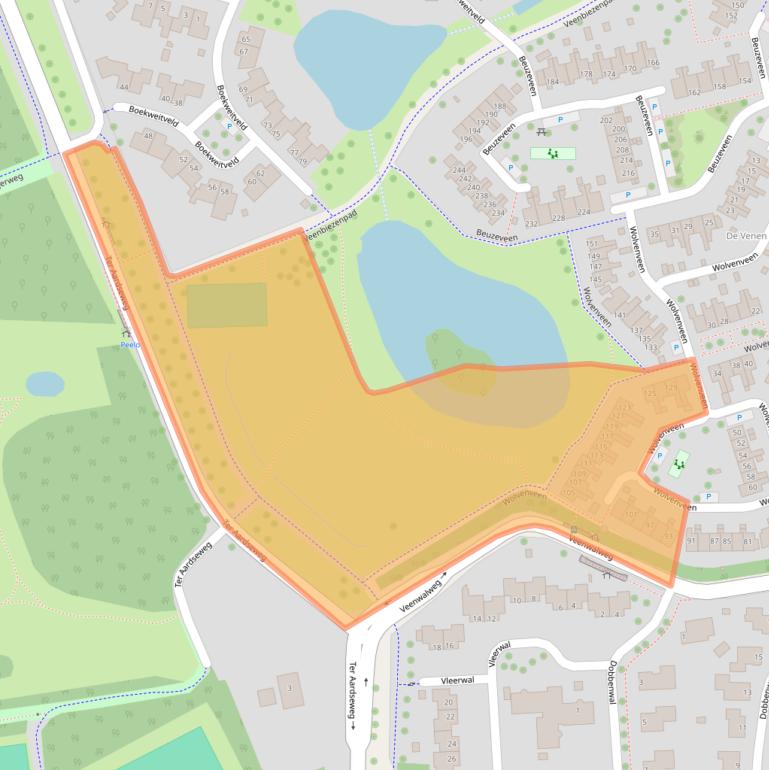 Kaart van postcodegebied 9407HN.