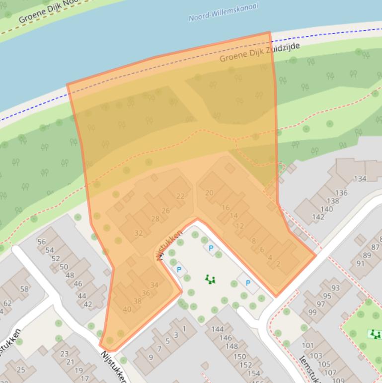 Kaart van postcodegebied 9407KA.