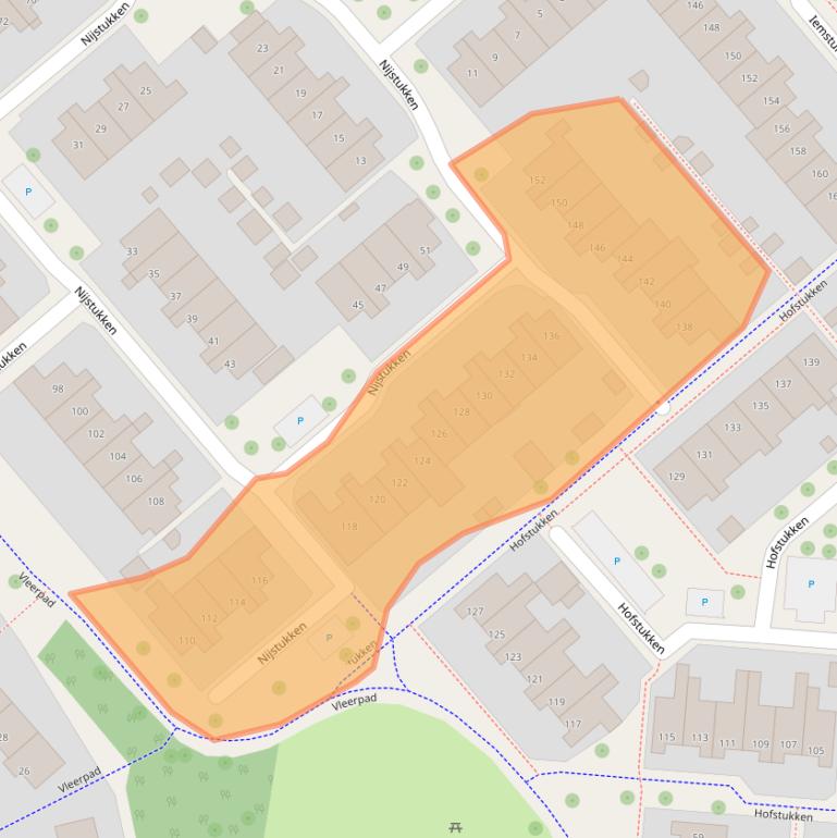 Kaart van postcodegebied 9407KD.