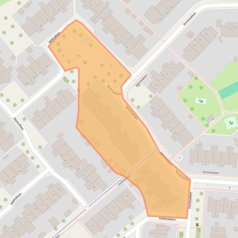 Kaart van postcodegebied 9407KR.