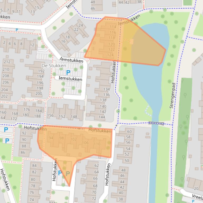 Kaart van postcodegebied 9407LD.