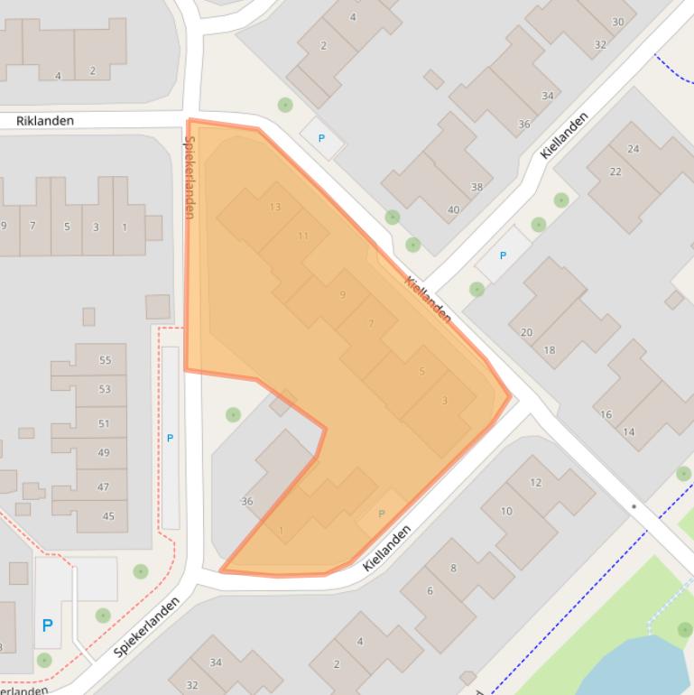 Kaart van postcodegebied 9407PC.