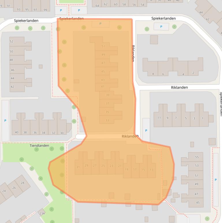 Kaart van postcodegebied 9407PG.