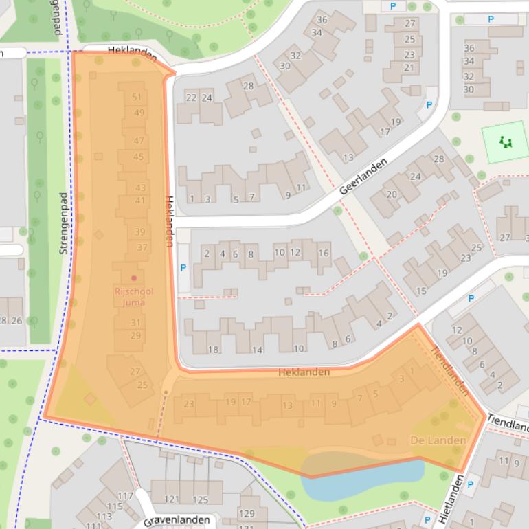 Kaart van postcodegebied 9407PK.