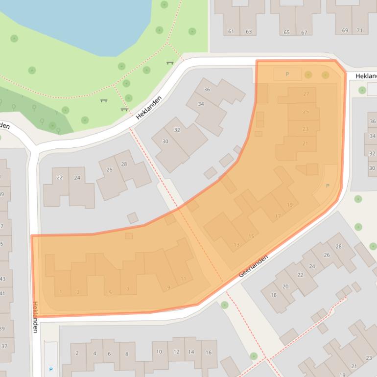 Kaart van postcodegebied 9407PM.