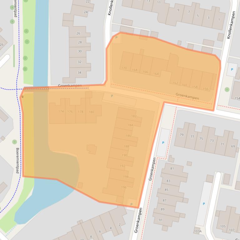 Kaart van postcodegebied 9407RG.