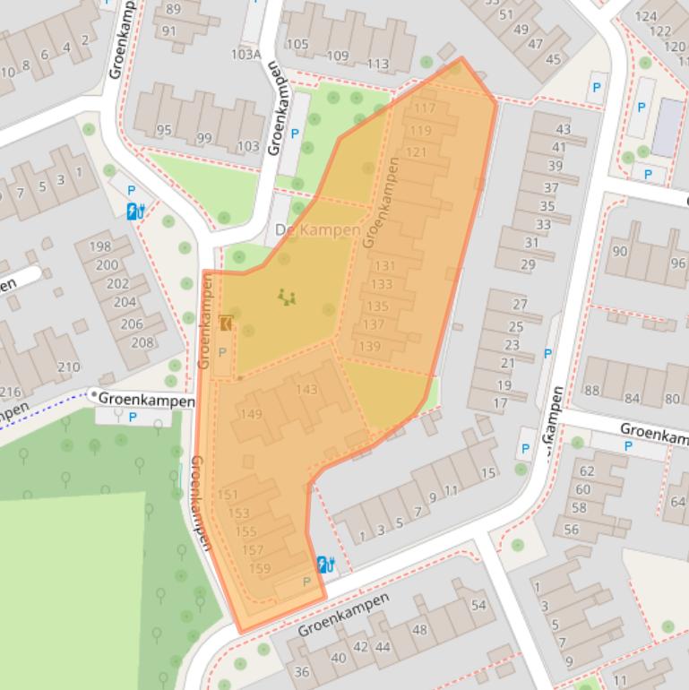 Kaart van postcodegebied 9407RM.