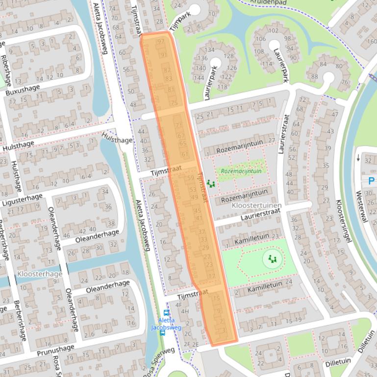 Kaart van postcodegebied 9408AH.