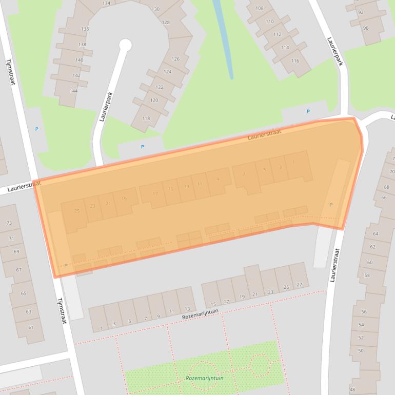 Kaart van postcodegebied 9408AJ.