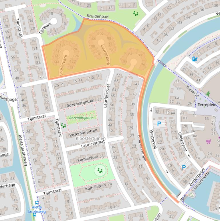 Kaart van postcodegebied 9408AN.