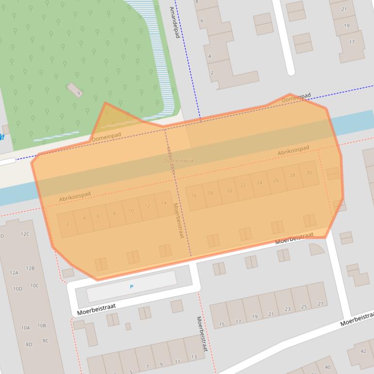 Kaart van postcodegebied 9408BJ.