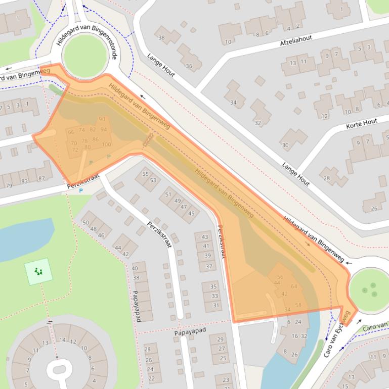 Kaart van postcodegebied 9408BS.