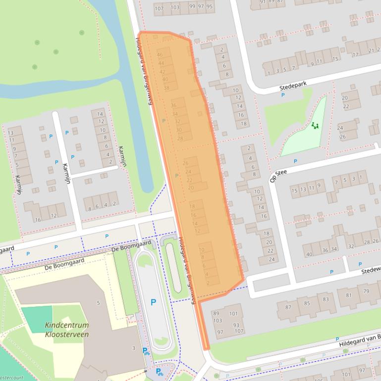 Kaart van postcodegebied 9408BT.