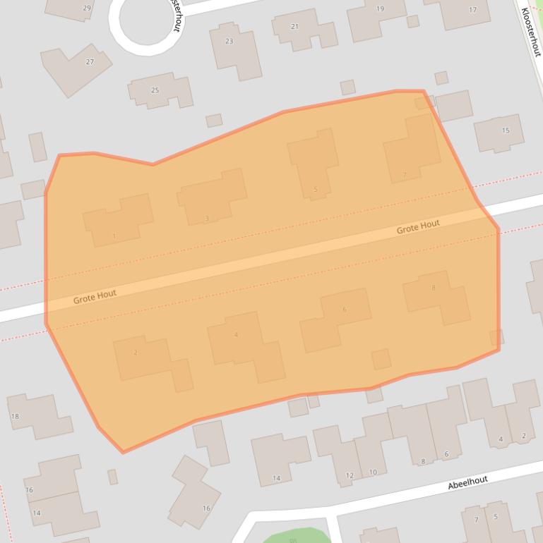 Kaart van postcodegebied 9408DK.