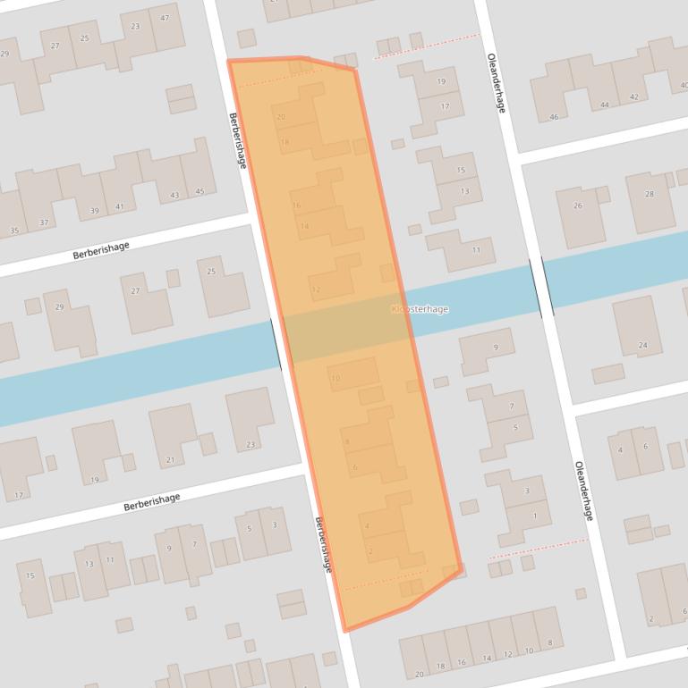 Kaart van postcodegebied 9408EP.