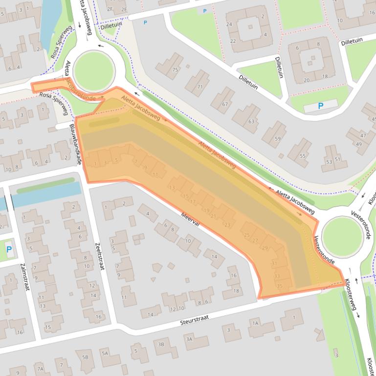 Kaart van postcodegebied 9408GH.