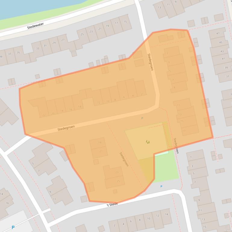 Kaart van postcodegebied 9408HB.