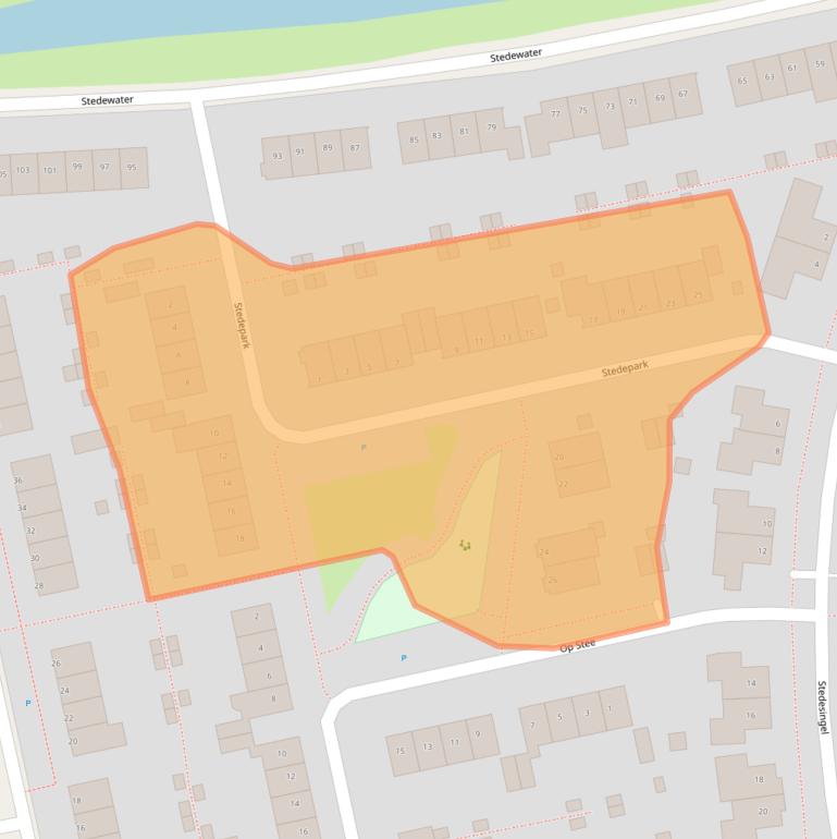 Kaart van postcodegebied 9408HM.