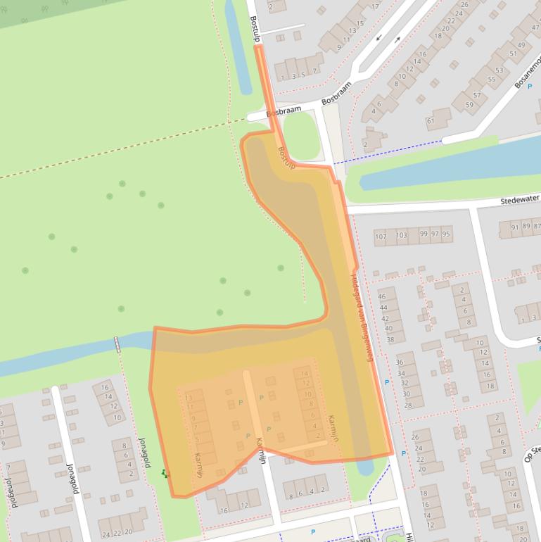 Kaart van postcodegebied 9408JC.