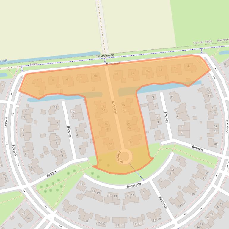 Kaart van postcodegebied 9408LR.