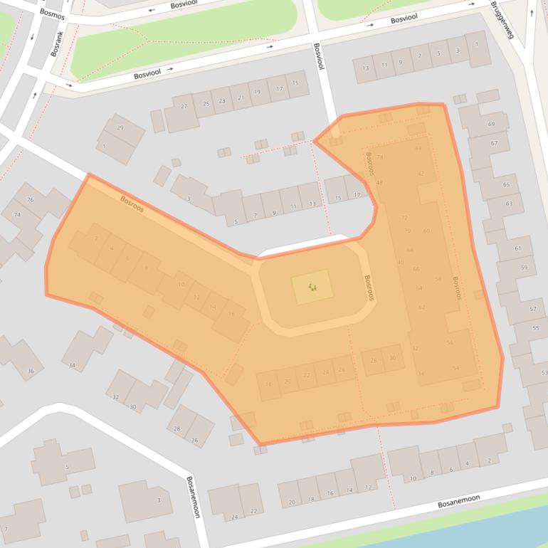 Kaart van postcodegebied 9408LW.