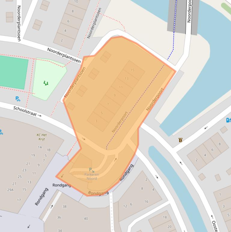 Kaart van postcodegebied 9408MA.