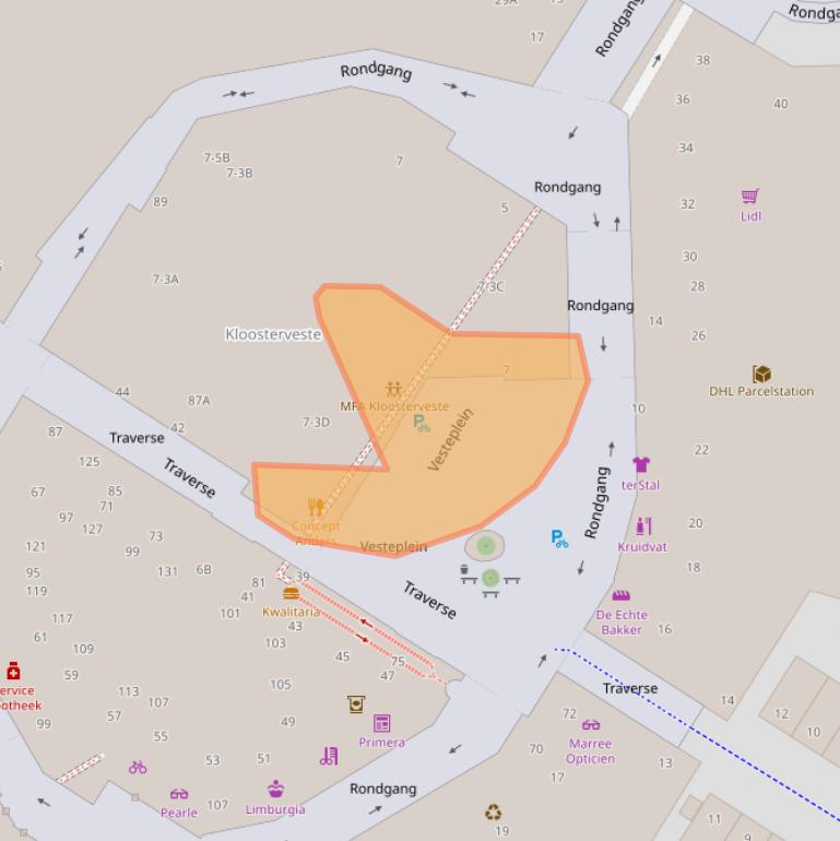 Kaart van postcodegebied 9408ME.